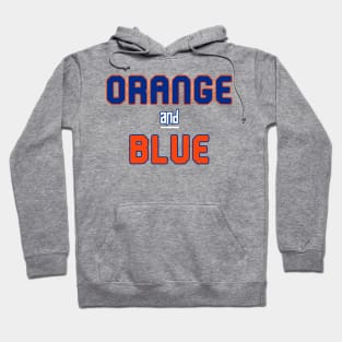 Orange and Blue Hoodie